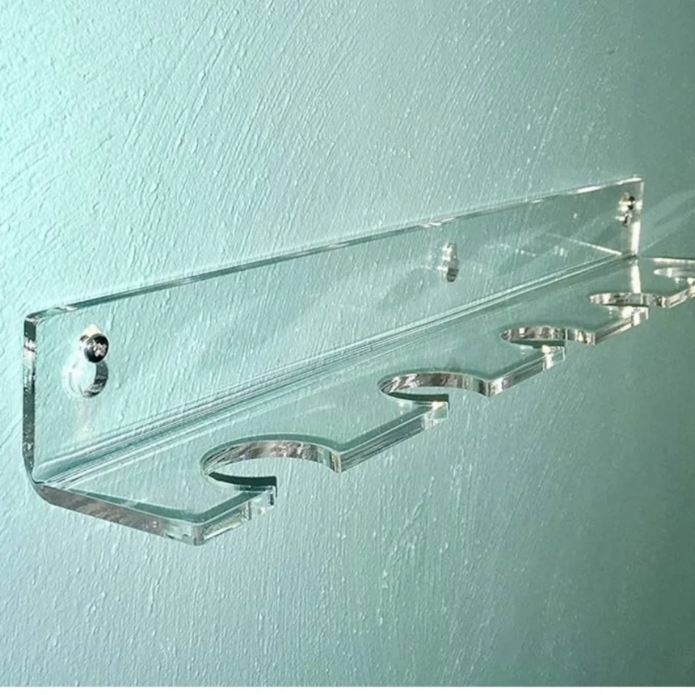 NIB Baseball Bat/Ball Display Hanger for 5 Bats or Balls Wall Mount With Screws